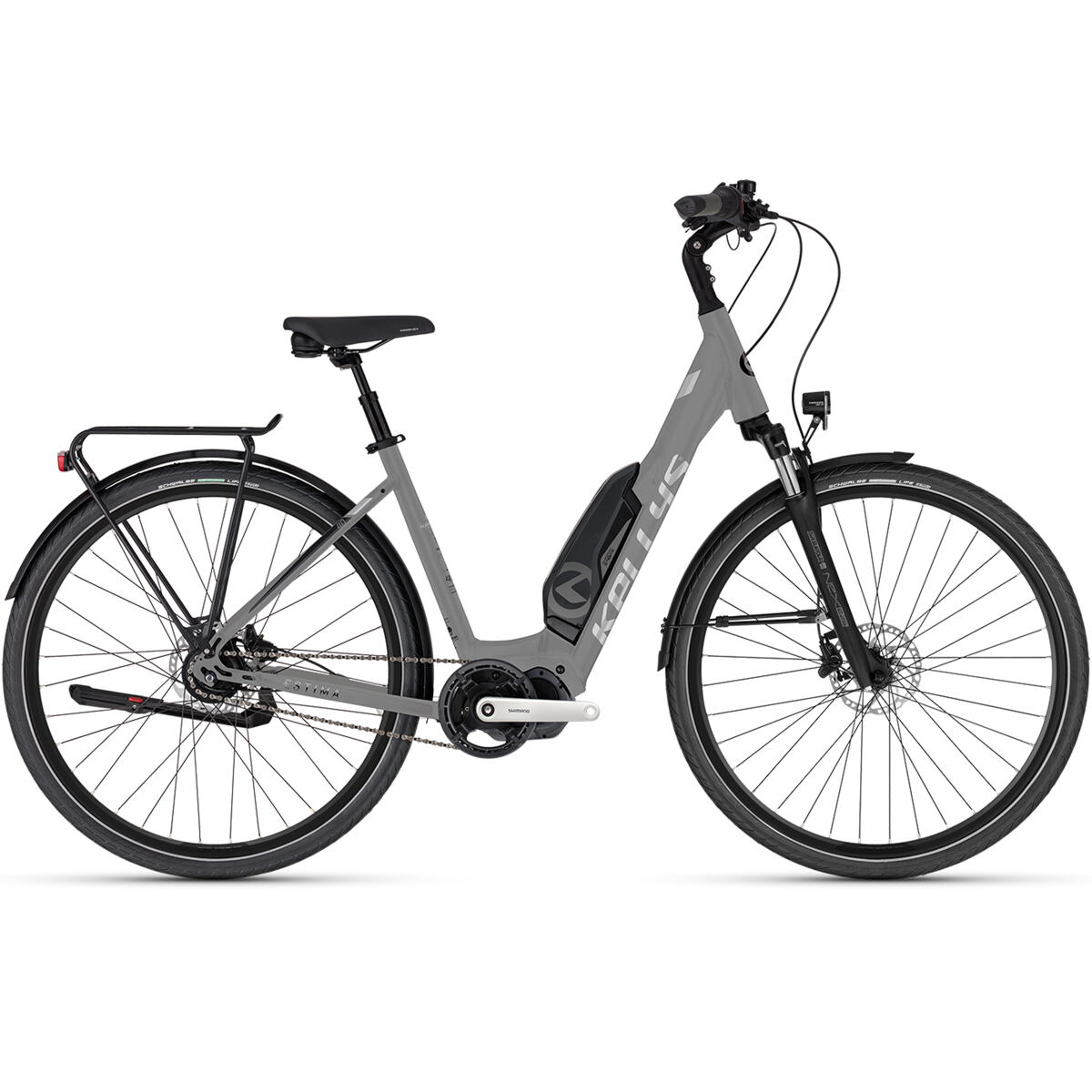 Elektrokolo KELLYS Estima 40 SH Moonstone Grey 28" 630Wh