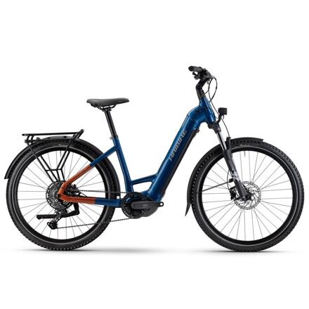 Haibike TREKKING 4 - Low - blue/orange/silver