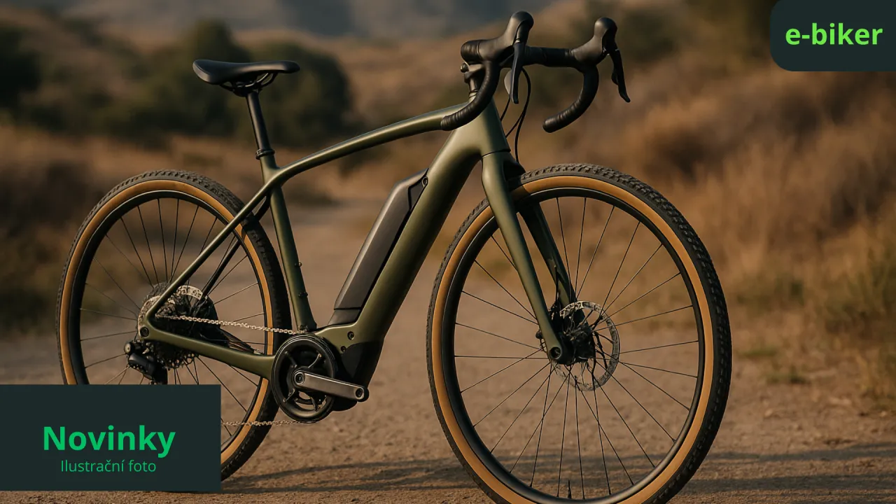 Gravel e-bike - ilustrační foto