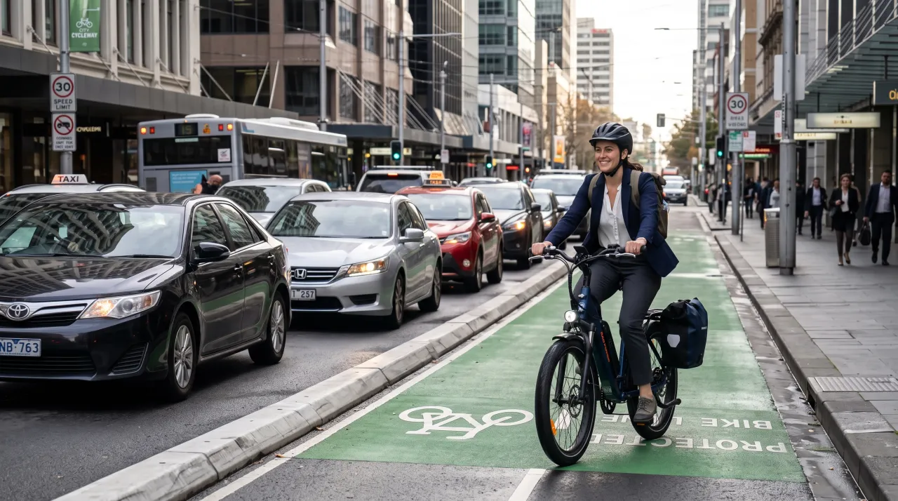 Ilustrační foto: Městské elektrokolo bývá v ranní špičce do 10 km rychlejší než auto