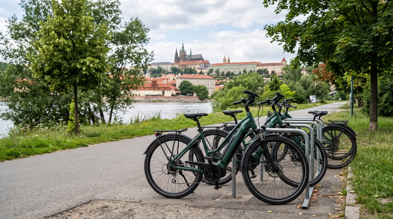 Ilustrační foto: Sdílená elektrokola mění dopravu v Praze: Poptávka roste, chráněná infrastruktura ale zaostává
