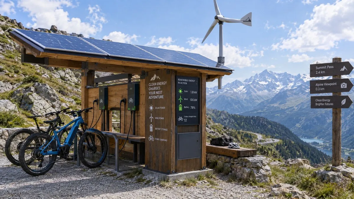 Ilustrační foto: Studenti VUT navrhli stanice, které dobijí elektrokolo větrem i sluncem
