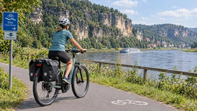 Ilustrační foto: Labská stezka z Česka k moři láká na rovinatý profil pro elektrokola