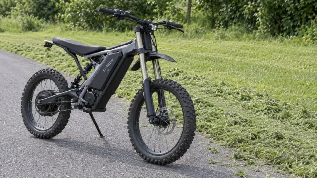 Ilustrační foto: Posekaná tráva na silnici může pro rychlé elektrokolo fungovat jako led