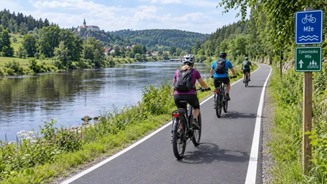 Ilustrační foto: Nová cyklostezka podél Mže odvede kola ze silnice až k Touškovu