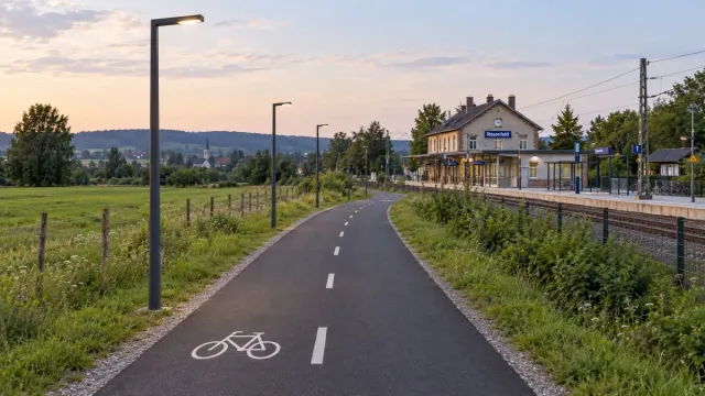 Ilustrační foto: Křižanov propojí s nádražím nová osvětlená stezka pro cyklisty