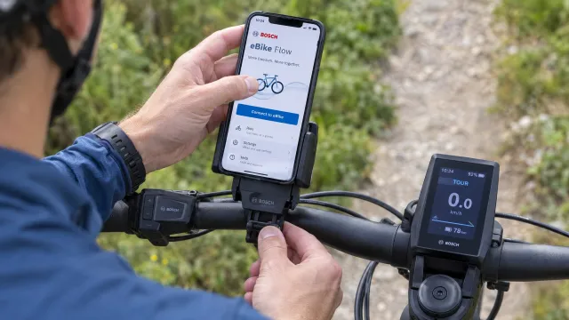 Ilustrační foto: Aplikace Bosch zrychluje odemykání elektrokola telefonem na dvojnásobek