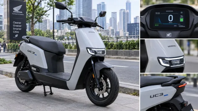 Ilustrační foto: Městský elektrický skútr Honda UC3 slibuje dojezd 120 kilometrů