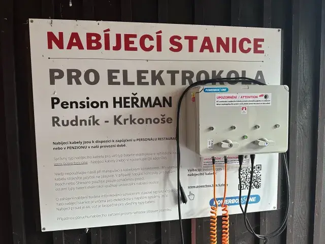 Pension Heřman — nabíjecí stanice elektrokol, Rudník (foto 1)