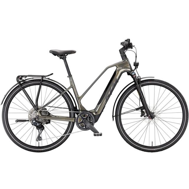 KTM Macina Sport SX Elite DI2, trapeze - Olive Pearl (Black Matt)