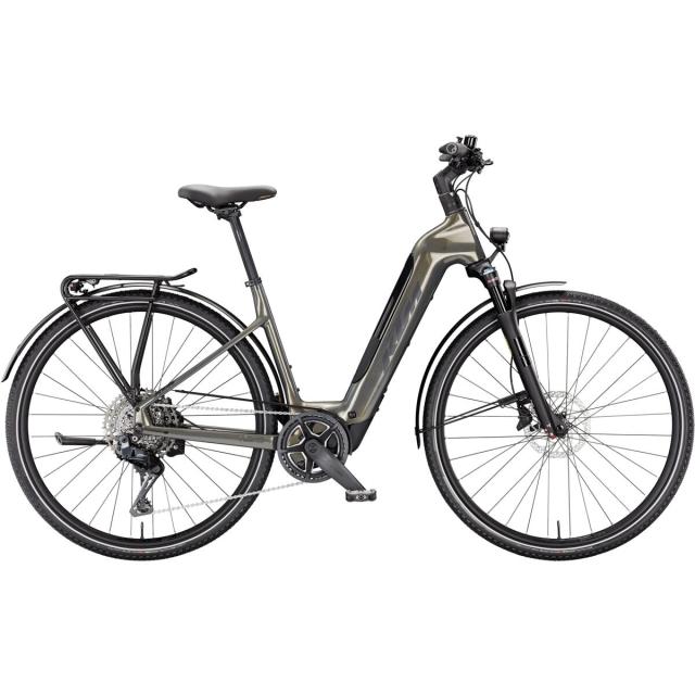 KTM Macina Sport SX Elite DI2, easy entry - Olive Pearl (Black Matt)