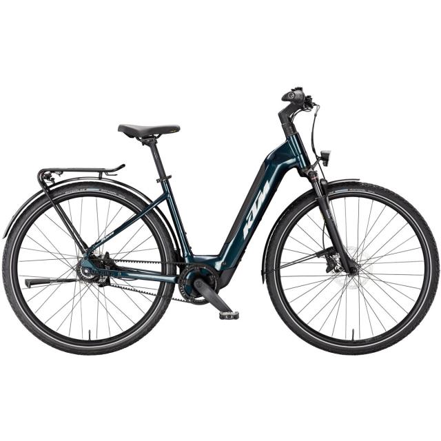 KTM Macina Superbelt SX, easy entry - Dark Sea Matt (Silver)