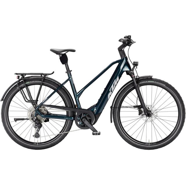 Elektrokolo KTM Macina Tour PX 810, trapeze - Dark Sea (Grey+Blue)