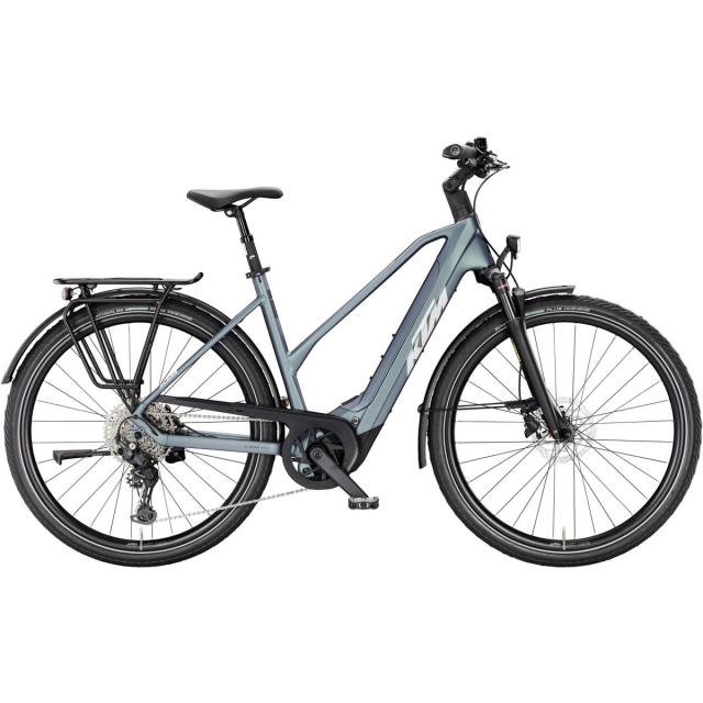 Elektrokolo KTM Macina Tour PX 610, trapeze - Bright Teal Matt (Grey+White)