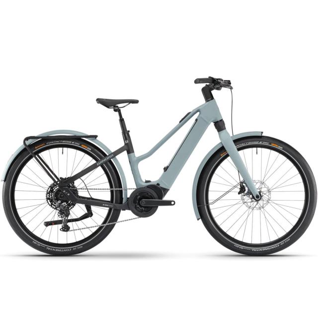 Winora iRide Pure X10 Mid - Nile blue matt, black matt