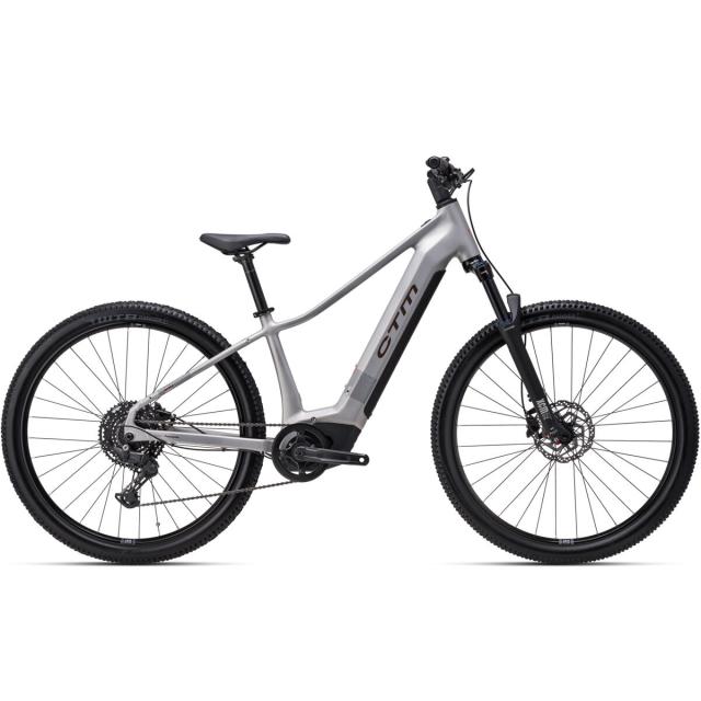 Elektrokolo CTM Ruby GX Pro, 29" - Matná stříbrná/ lesklá měděná