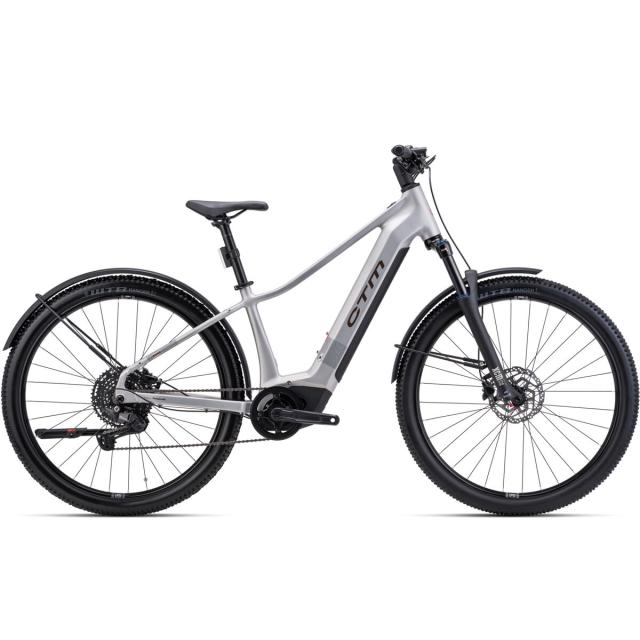 Elektrokolo CTM Ruby GX Pro Allroad, 27,5" - Matná stříbrná/lesklá měděná
