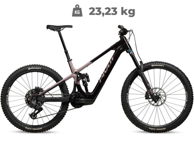 Elektrokolo Pivot Shuttle AMPd Ride GX Eagle Transmission - Black/Rose - 2026