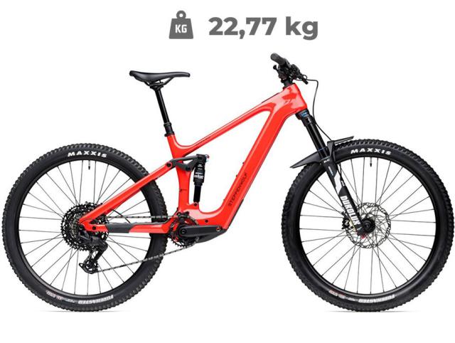 Elektrokolo Steppenwolf Tundra 9.0 (800 Wh) 2026 red gloss  - DJI Avinox M2S