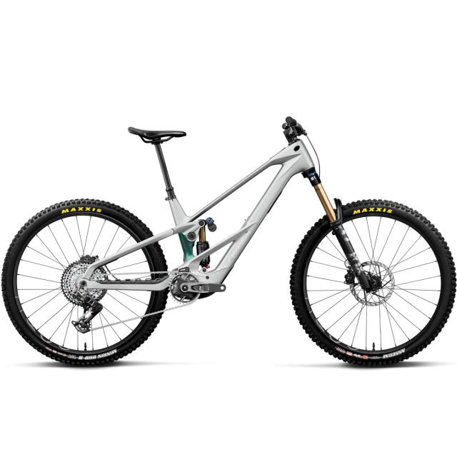 Elektrokolo Orbea Wild LT M-TEAM RS - Smooth Silver (Matt) - Escape Green C. View