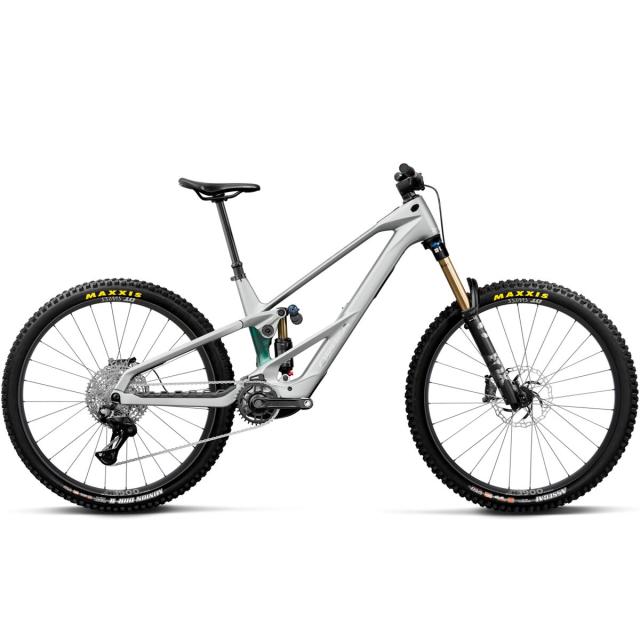 Elektrokolo Orbea Wild LT M10 - Smooth Silver (Matt) - Escape Green C. View