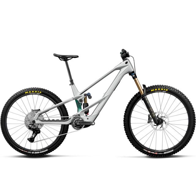 Elektrokolo Orbea Wild LT M10 Mullet - Smooth Silver (Matt) - Escape Green C. View