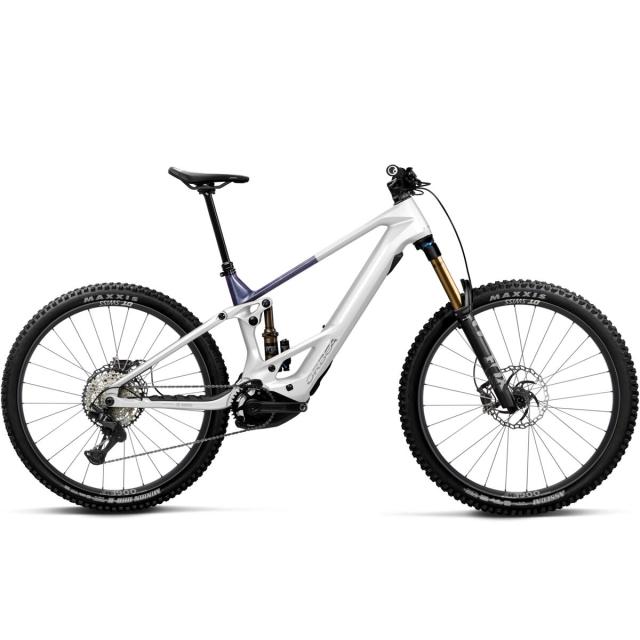 Elektrokolo Orbea Wild TR M10 - White Chic - Tanzanite Evo C. View (Gloss)