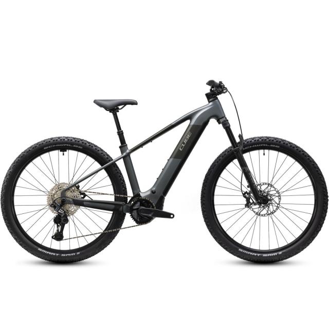 Elektrokolo Cube Reaction Hybrid RACE 800, 27,5"/S - slabgrey´n´chrome