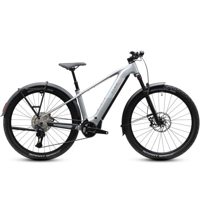 Elektrokolo Cube Reaction Hybrid SLX 800 FE, 27,5"/S - platinum´n´reflex