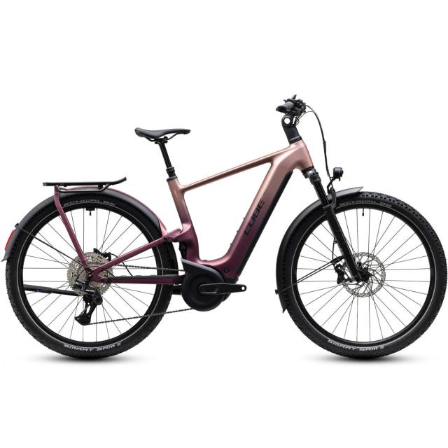 Elektrokolo Cube Nuride Hybrid ONE11 HPC SLX 800 - mauve´n´black