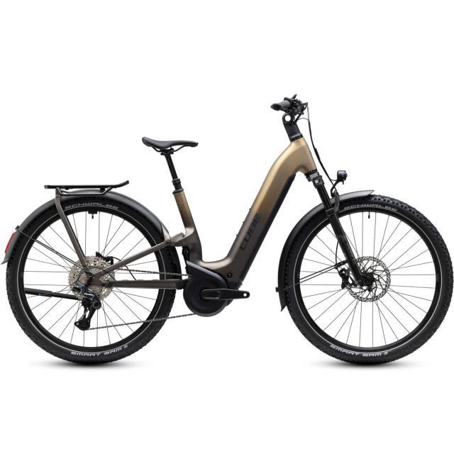 Elektrokolo Cube Nuride Hybrid ONE11 HPC SLX 800, easy entry - goldenbrown´n´black