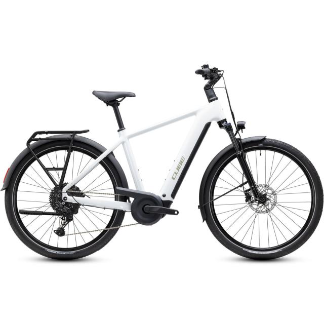 Elektrokolo Cube TOURING Hybrid ONE 600 - metallicwhite´n´chrome