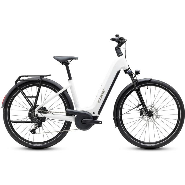 Elektrokolo Cube TOURING Hybrid ONE 600, easy entry - metallicwhite´n´chrome