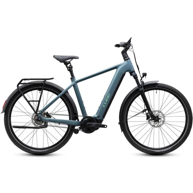 Elektrokolo Cube TOURING Hybrid DELUXE SLX 800 - greengranit´n´green