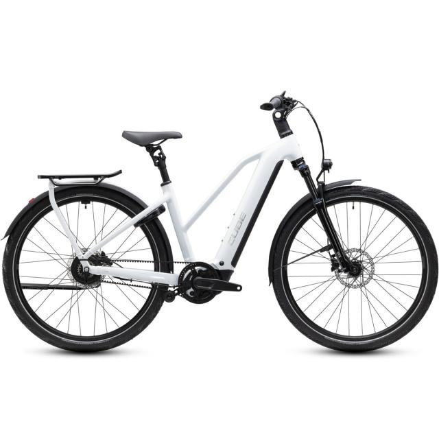 Elektrokolo Cube KATHMANDU Hybrid Deluxe PRO 800, trapeze - metallicwhite´n´chrome