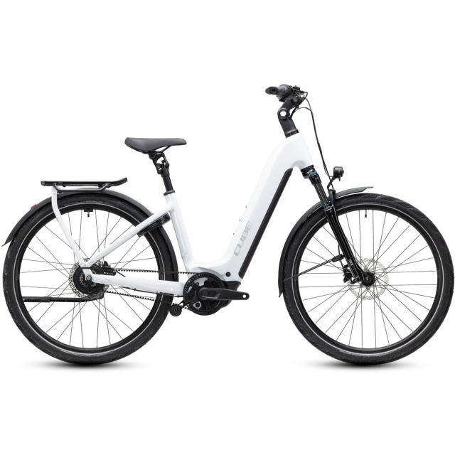 Elektrokolo Cube KATHMANDU Hybrid Deluxe PRO 800, easy entry - metallicwhite´n´chrome