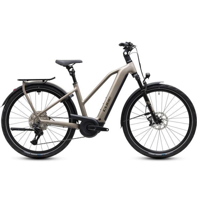 Elektrokolo Cube KATHMANDU Hybrid SLX 800, trapeze - flashstone´n´chrome