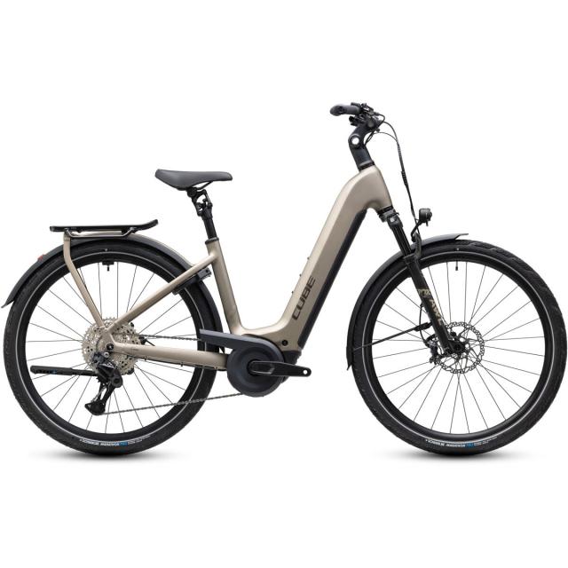 Elektrokolo Cube KATHMANDU Hybrid SLX 800, easy entry - flashstone´n´chrome
