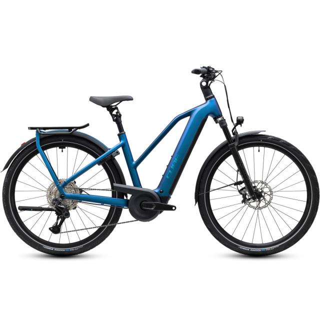 Elektrokolo Cube KATHMANDU Hybrid SLX 800, trapeze - nebula´n´prizm