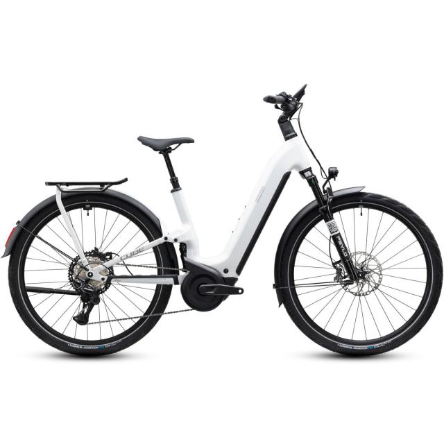 Elektrokolo Cube Kathmandu Hybrid ONE11 HPC SLX 800, easy entry - metallicwhite´n´prizm
