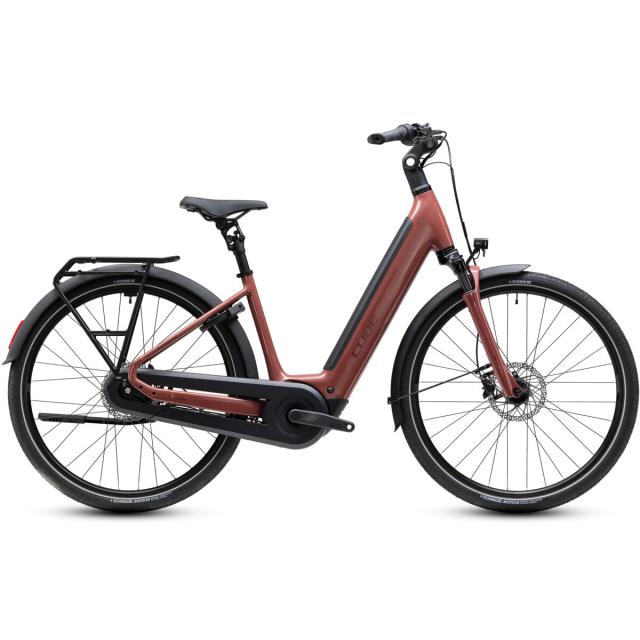 Elektrokolo Cube SUPREME Hybrid COMFORT PRO 600 - burgundy´n´claret