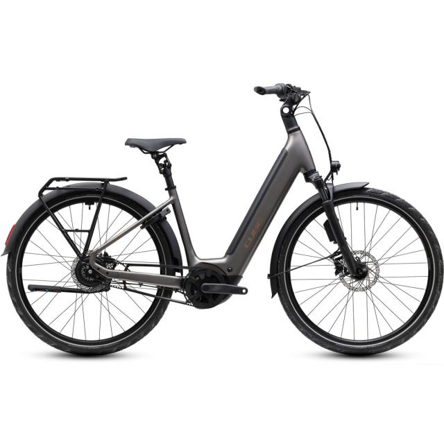 Elektrokolo Cube SUPREME Hybrid DELUXE SLX 600, 26"/XS - teak´n´chrome