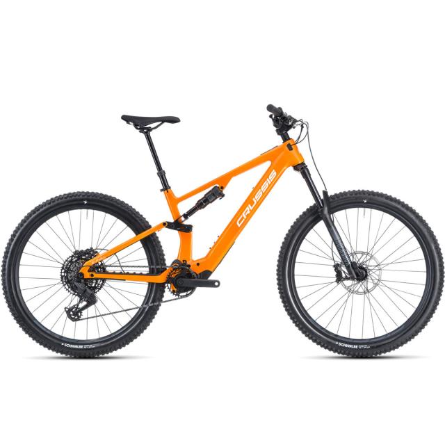 Elektrokolo Crussis e-Full AX CARB 9.12-M2S(800) - integrovaná baterie