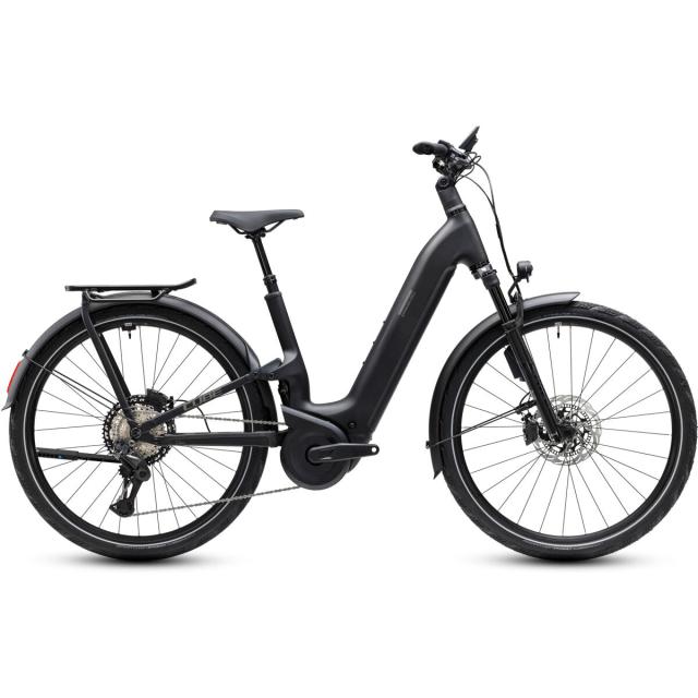 Elektrokolo Cube Kathmandu Hybrid ONE11 HPC SLT 800, easy entry - carbon´n´silverdust