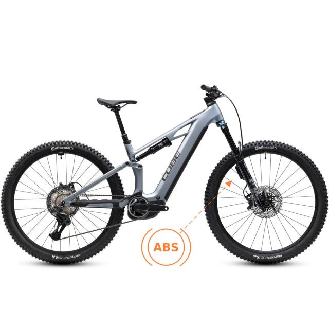 Elektrokolo Cube STEREO Hybrid ONE44 HPC SLX EVO 800 - slategrey´n´prizm