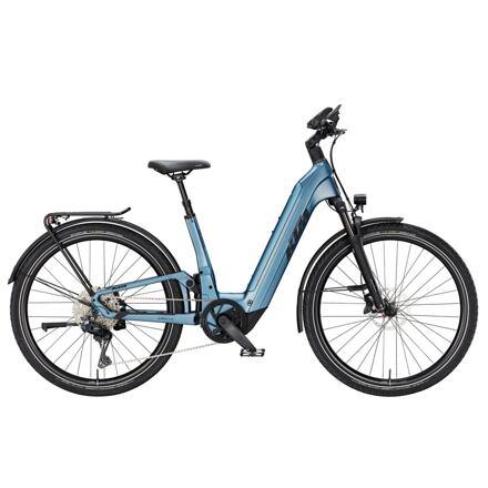 Elektrokolo KTM Macina Style FS Prime - Steel Blue Matt (Black Glossy)