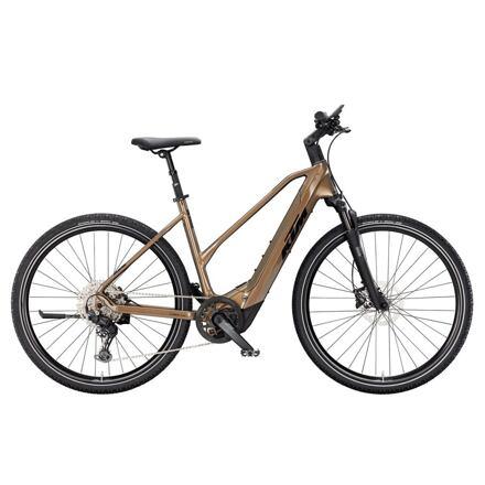 Elektrokolo KTM Macina Cross CX 820, trapeze - Olive Pearl (Black+Mint)