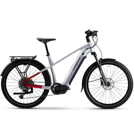 Elektrokolo Haibike TREKKING 7, High - soft grey/red/blue