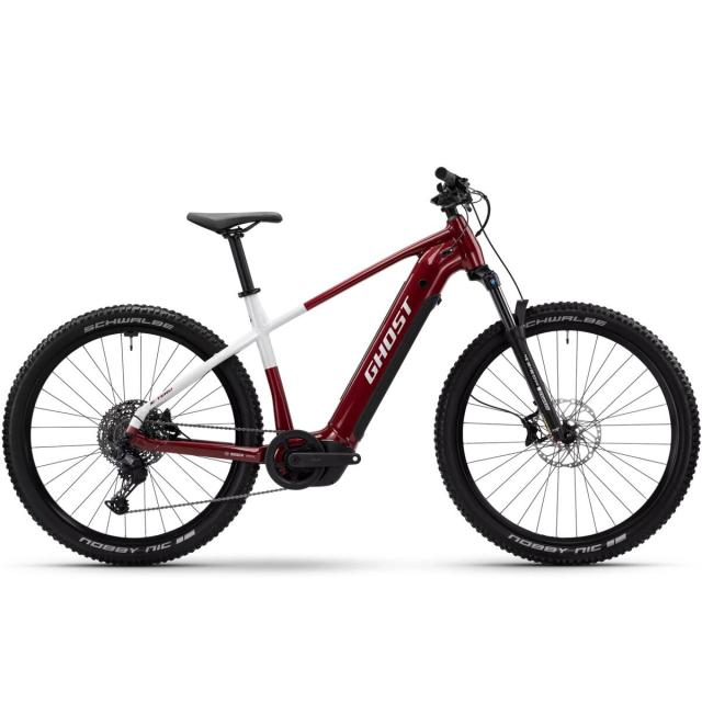 Elektrokolo GHOST E-Teru Advanced Carbon Red/Chilly White