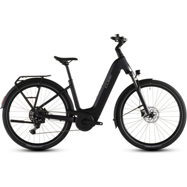 Cube Touring Hybrid ONE 600, easy entry - coal´n´chrome